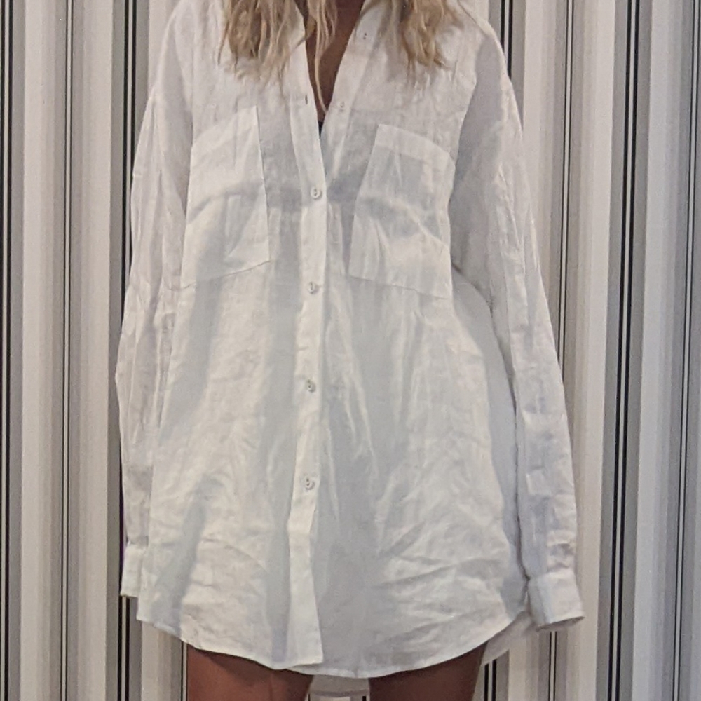 Linen set shorts and shirt